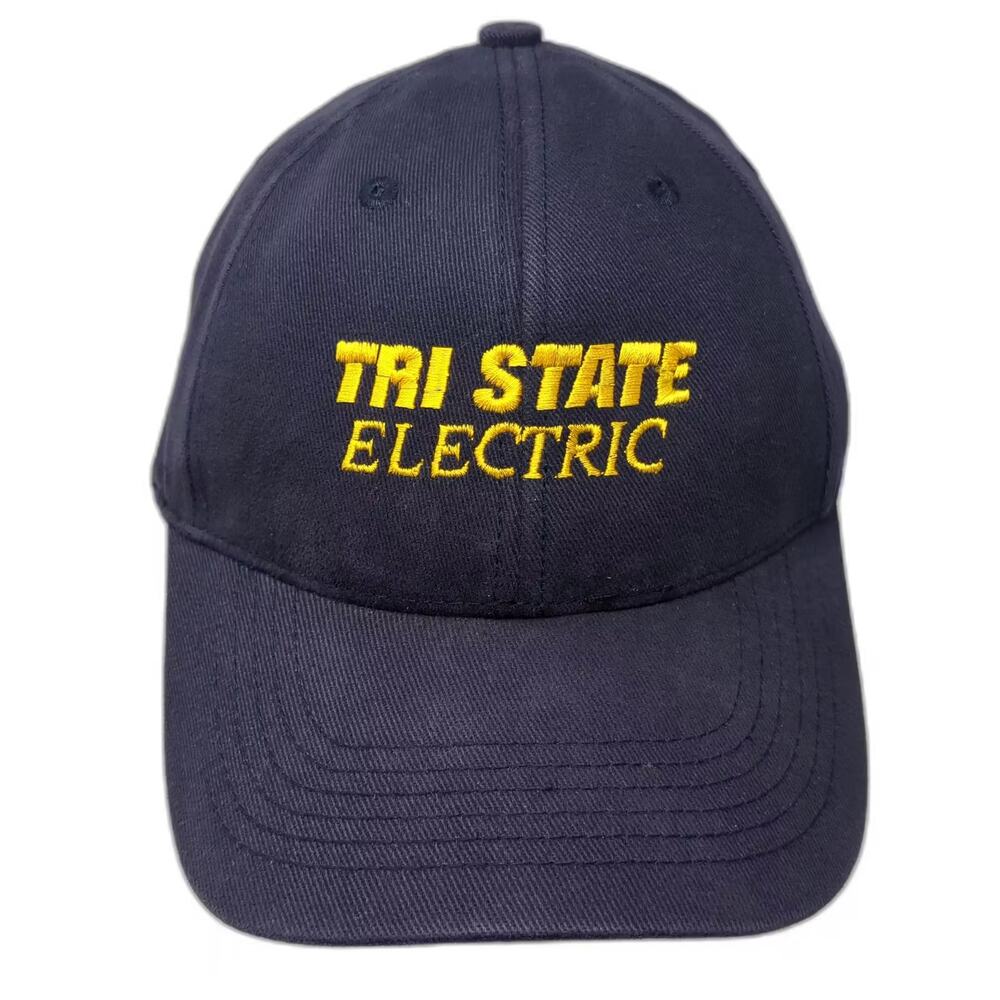 Fahrenheit Blue Tri State Electric Embroidered Fitted Baseball Cap One Size Hat